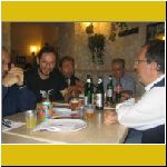 nel ristorante - da sinistra: Augusto1 - Alessandroch - Roberto Amori -  Alfredo Falcone - filobustiere